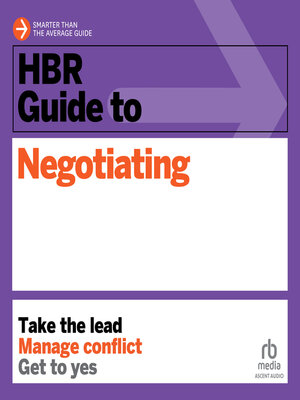 cover image of HBR Guide to Negotiating